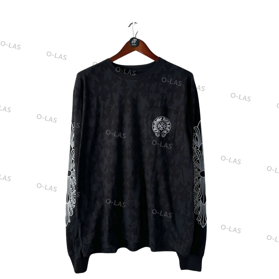【新品未使用】Graveyard Cemetery Cross Horseshoe L/S T-shirts
