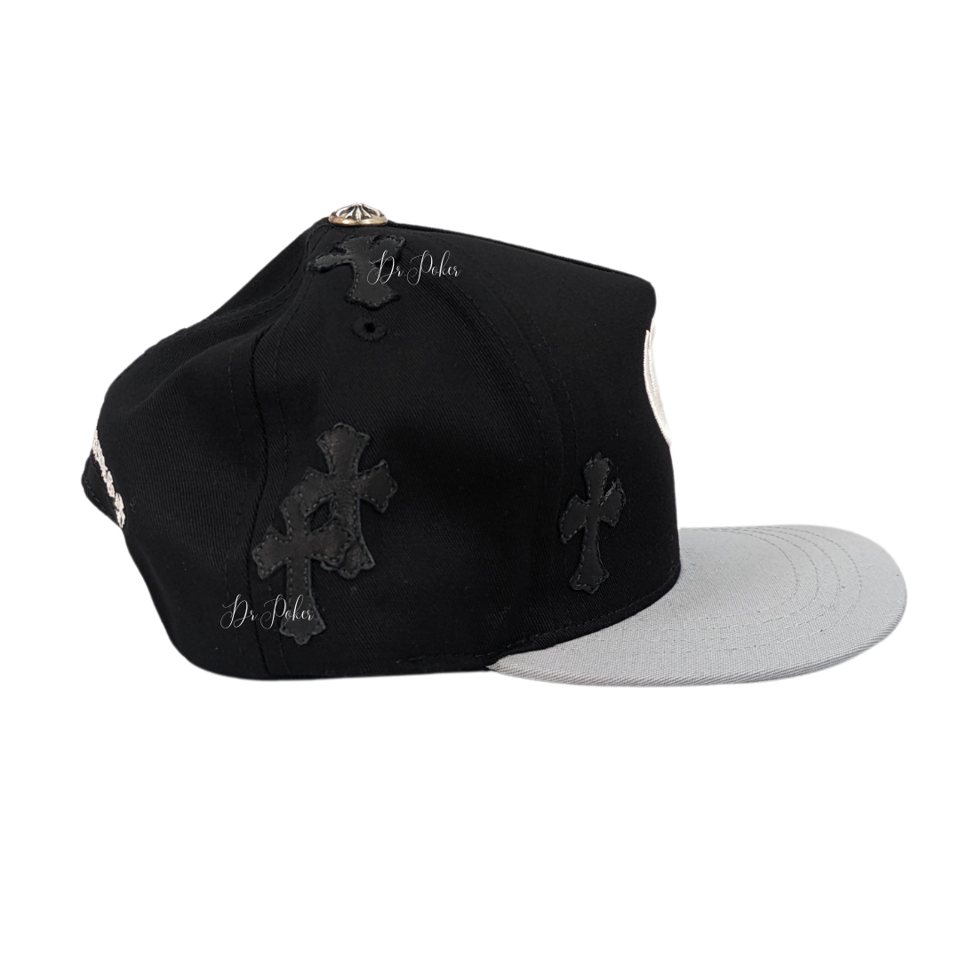 【新品未使用】Cross Leather Patch CH Logo Baseball Cap