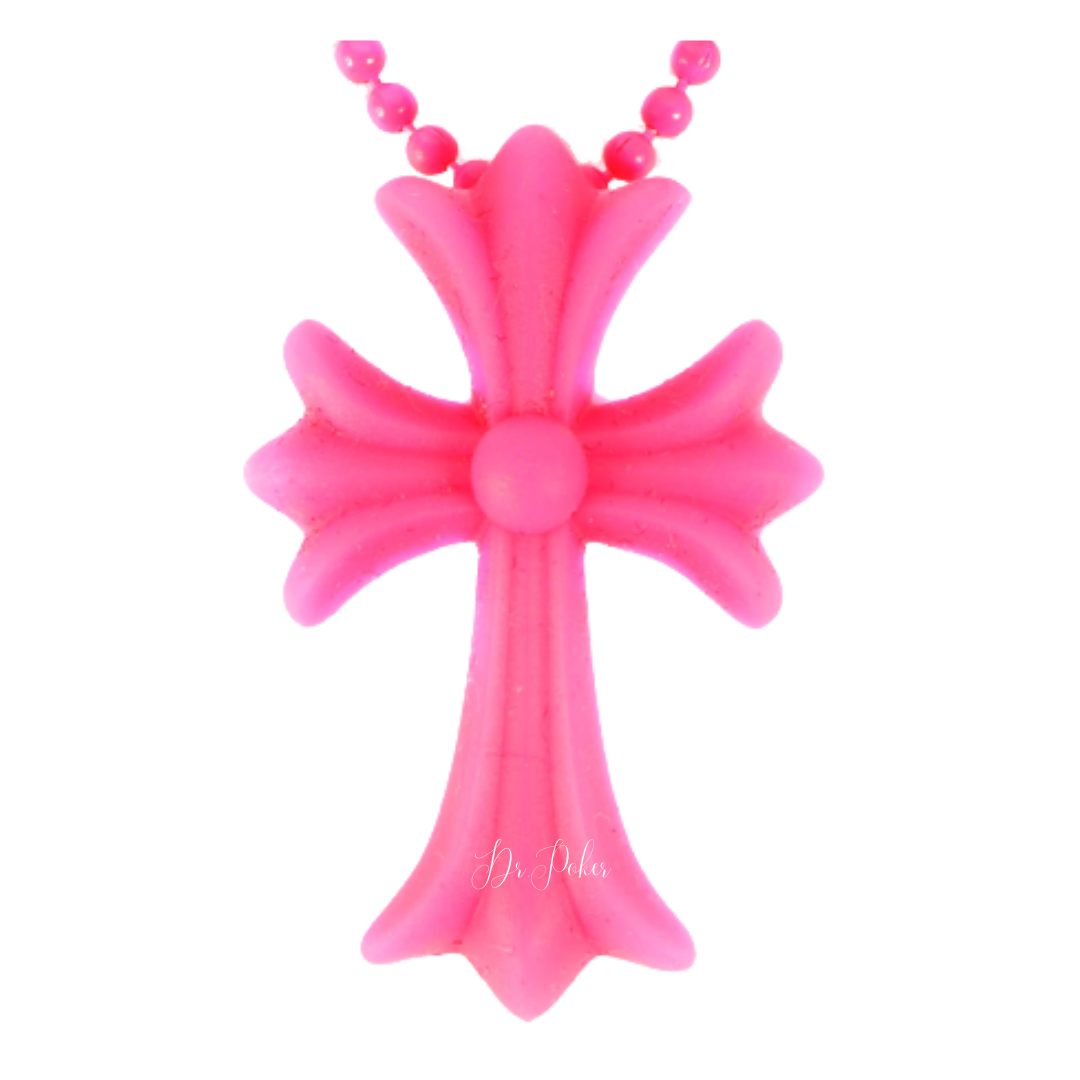 CH Cross Silicon Necklace