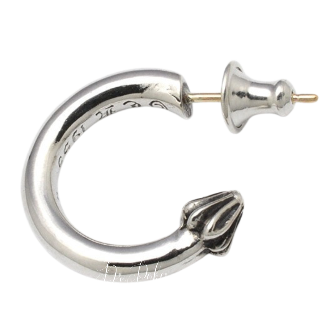 【新品未使用】Plain Hoop Earring