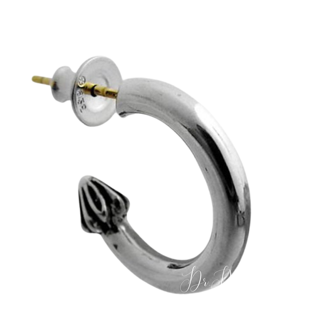 【新品未使用】Plain Hoop Earring