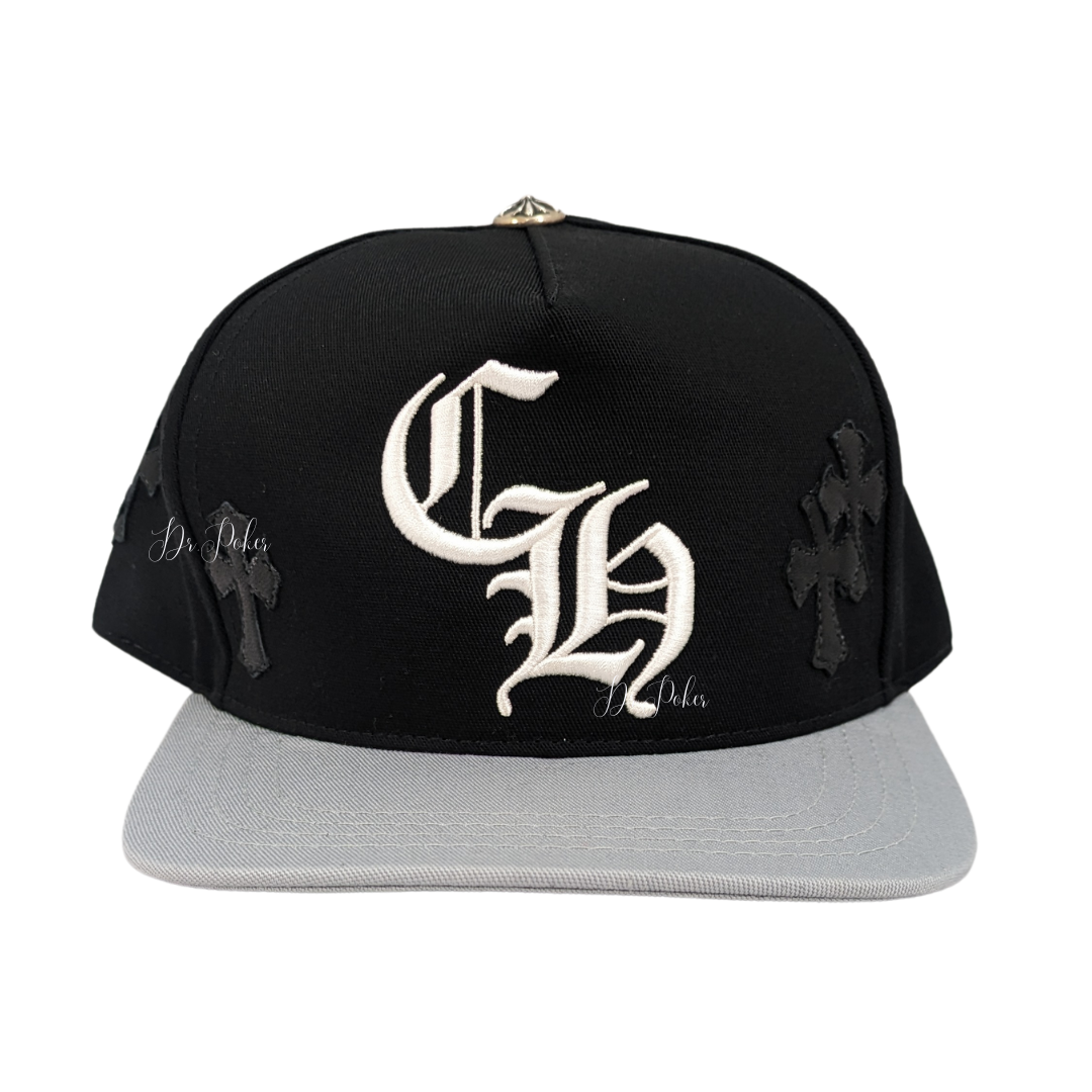 【新品未使用】Cross Leather Patch CH Logo Baseball Cap