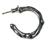 【新品未使用】Scroll Hoop Earring