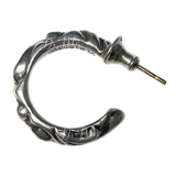 【新品未使用】Scroll Hoop Earring