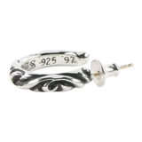 【新品未使用】Scroll Hoop Earring