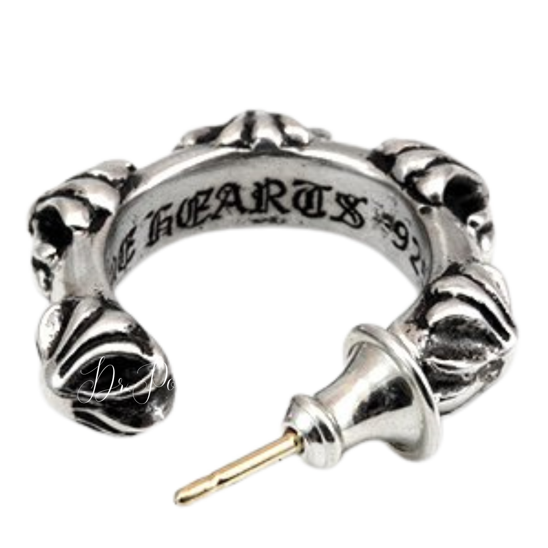 【新品未使用】CH Plus Hoop Earring