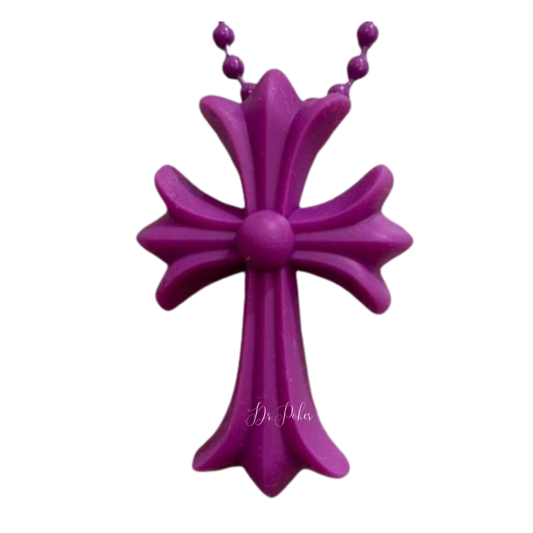 CH Cross Silicon Necklace