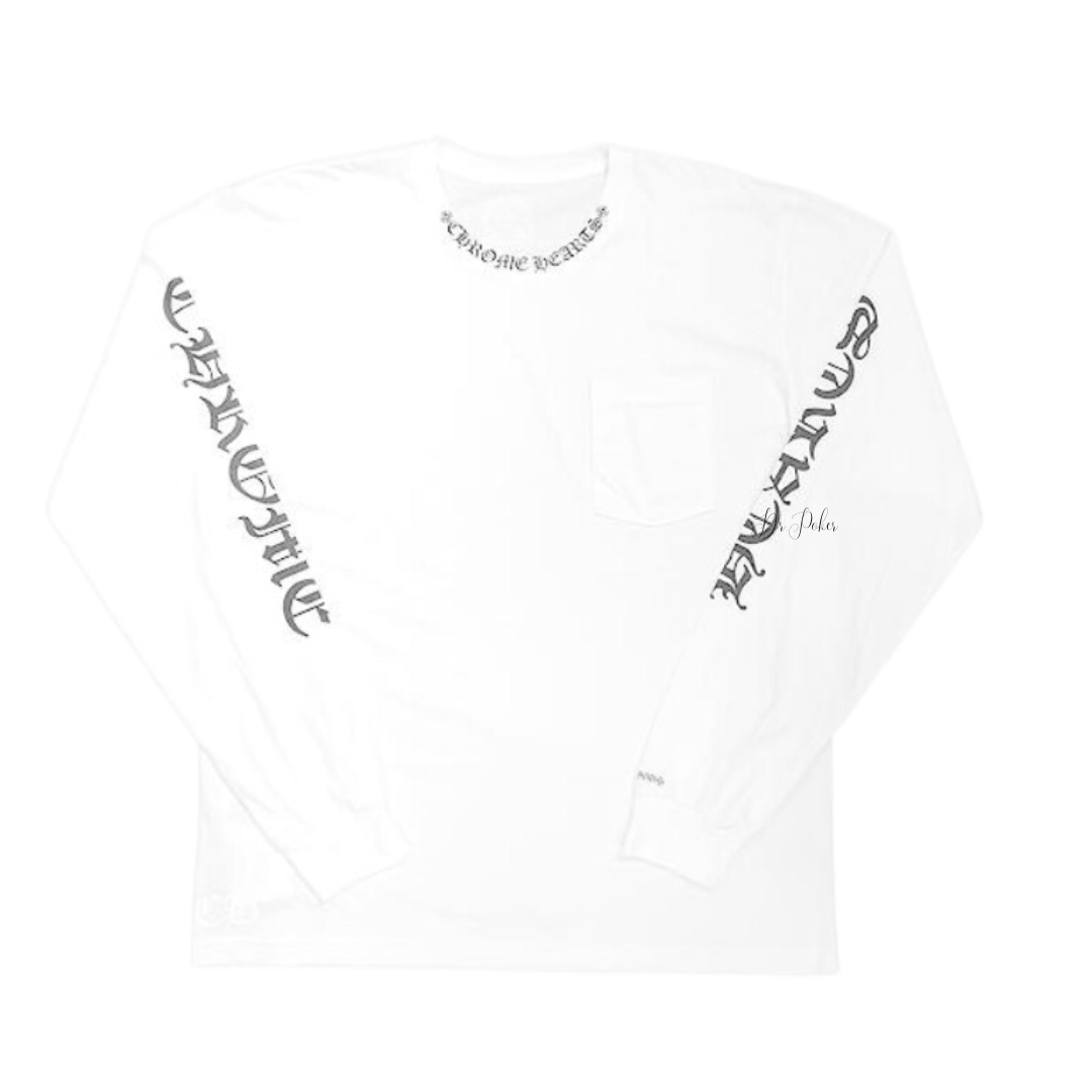 【新品未使用】Neck Logo Letters L/S T-Shirts