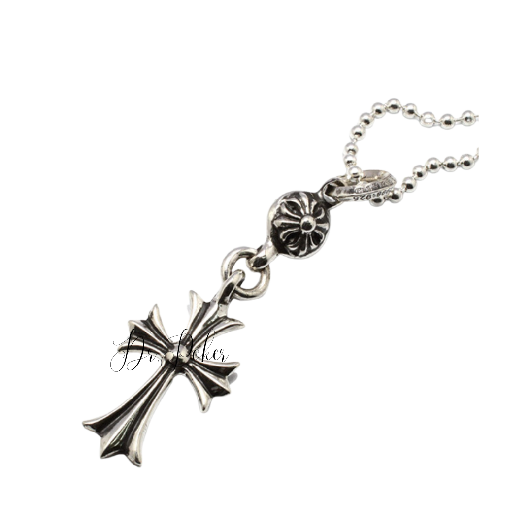 【新品未使用】1 Ball Tiny Cross Necklace