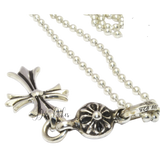 【新品未使用】1 Ball Tiny Cross Necklace