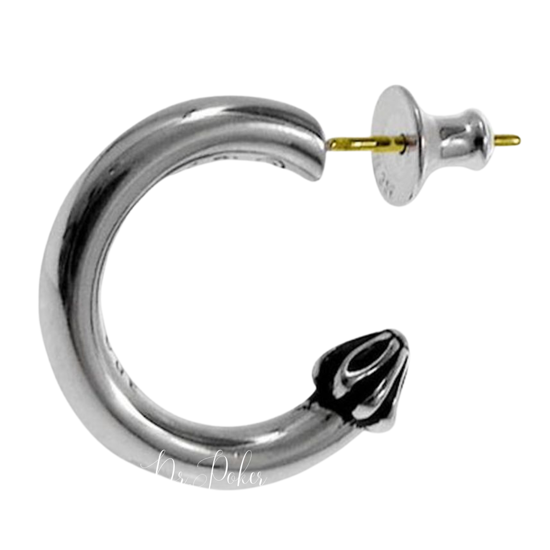 【新品未使用】Plain&nbsp;Hoop Earring