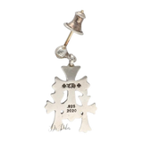 【新品未使用】3 CH Cross Gold Drop Earring